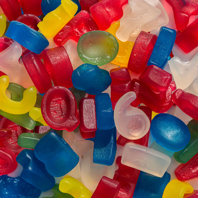 Gummy Alphabet Letters
